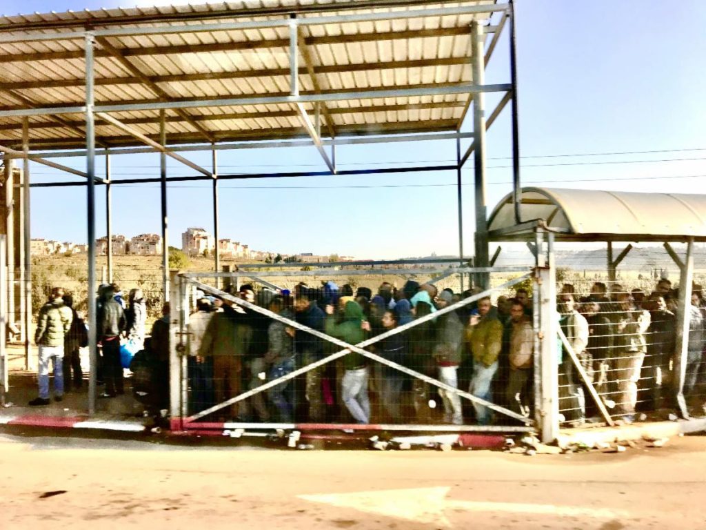 Photo: Checkpoint from Bethlehem to Jerusalem 2019.